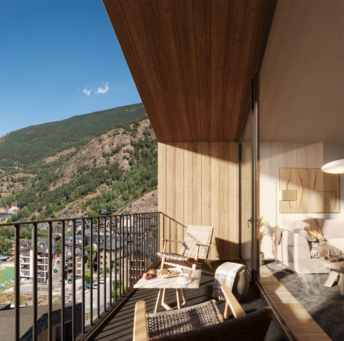 Ático en venta en Ordino, 3 habitaciones, 130 metros