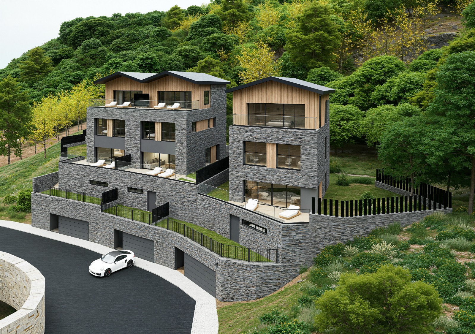 Casa adosada en venta en Els Cortals, 4 habitaciones, 471 metros