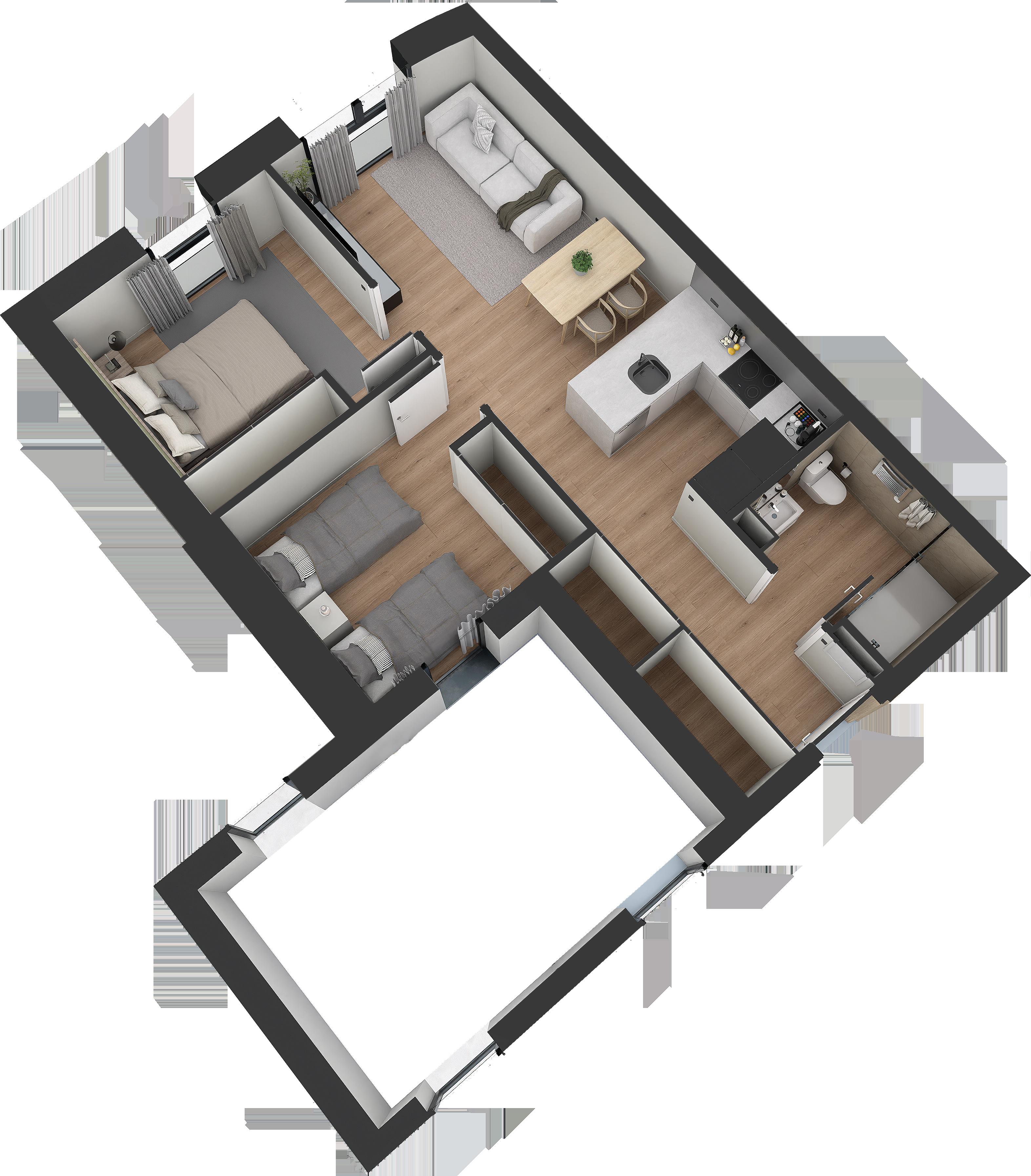Pis en venda a El Pas de la Casa, 2 habitacions, 65 metres