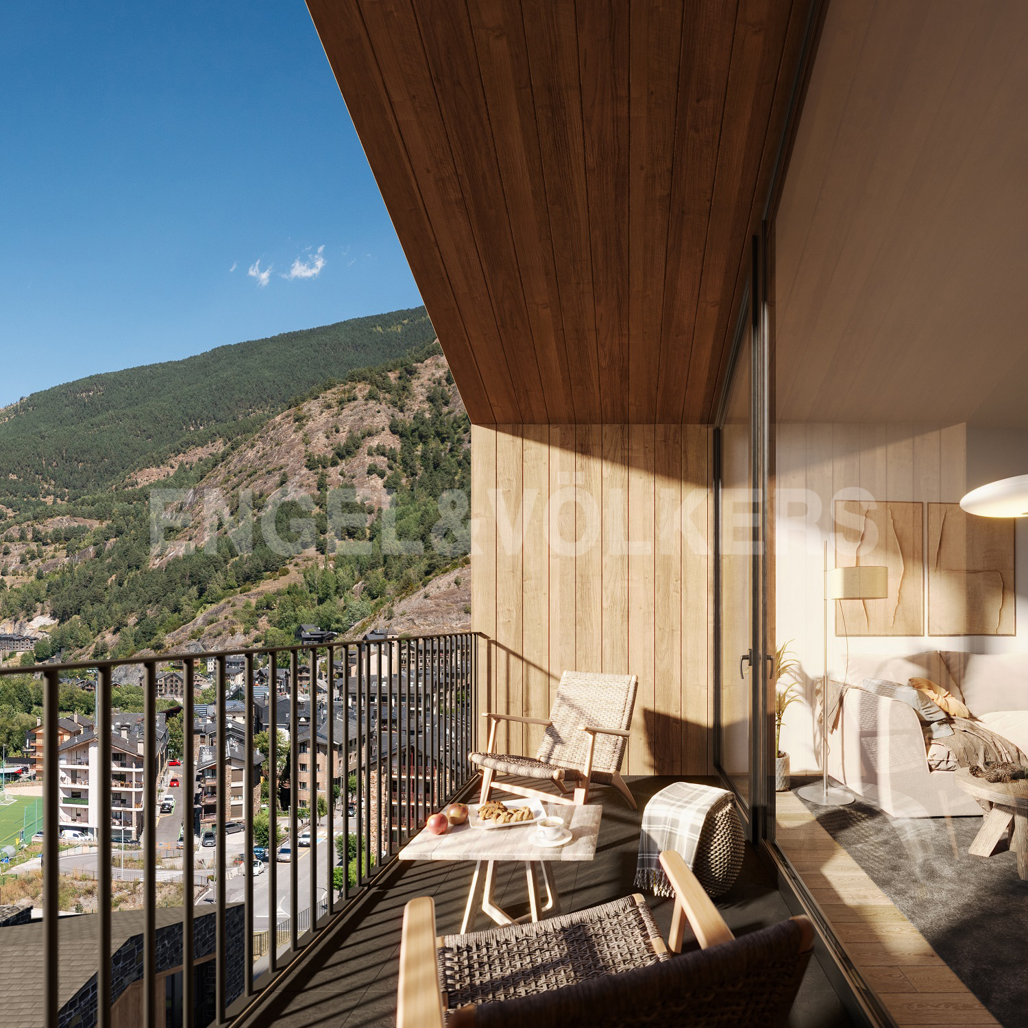 Ático en venta en Ordino, 3 habitaciones, 110 metros