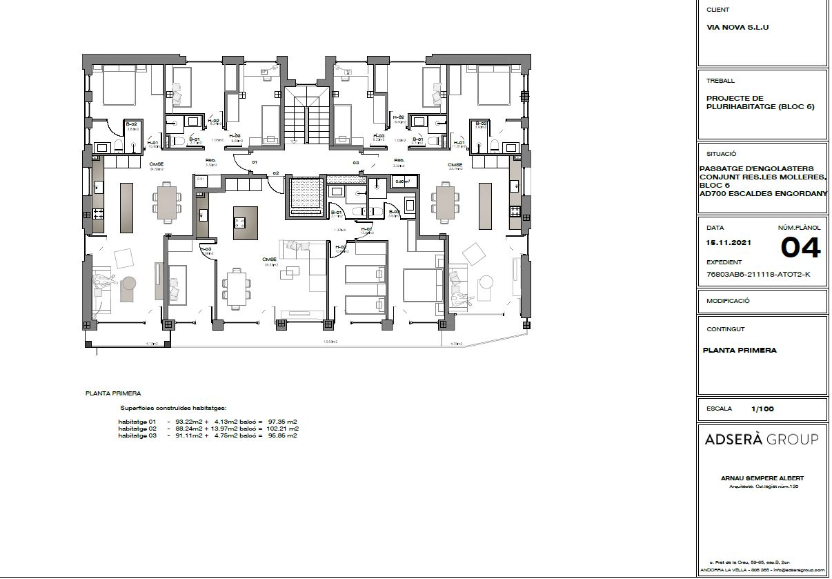 Pis en venda a Escaldes Engordany, 3 habitacions, 151 metres