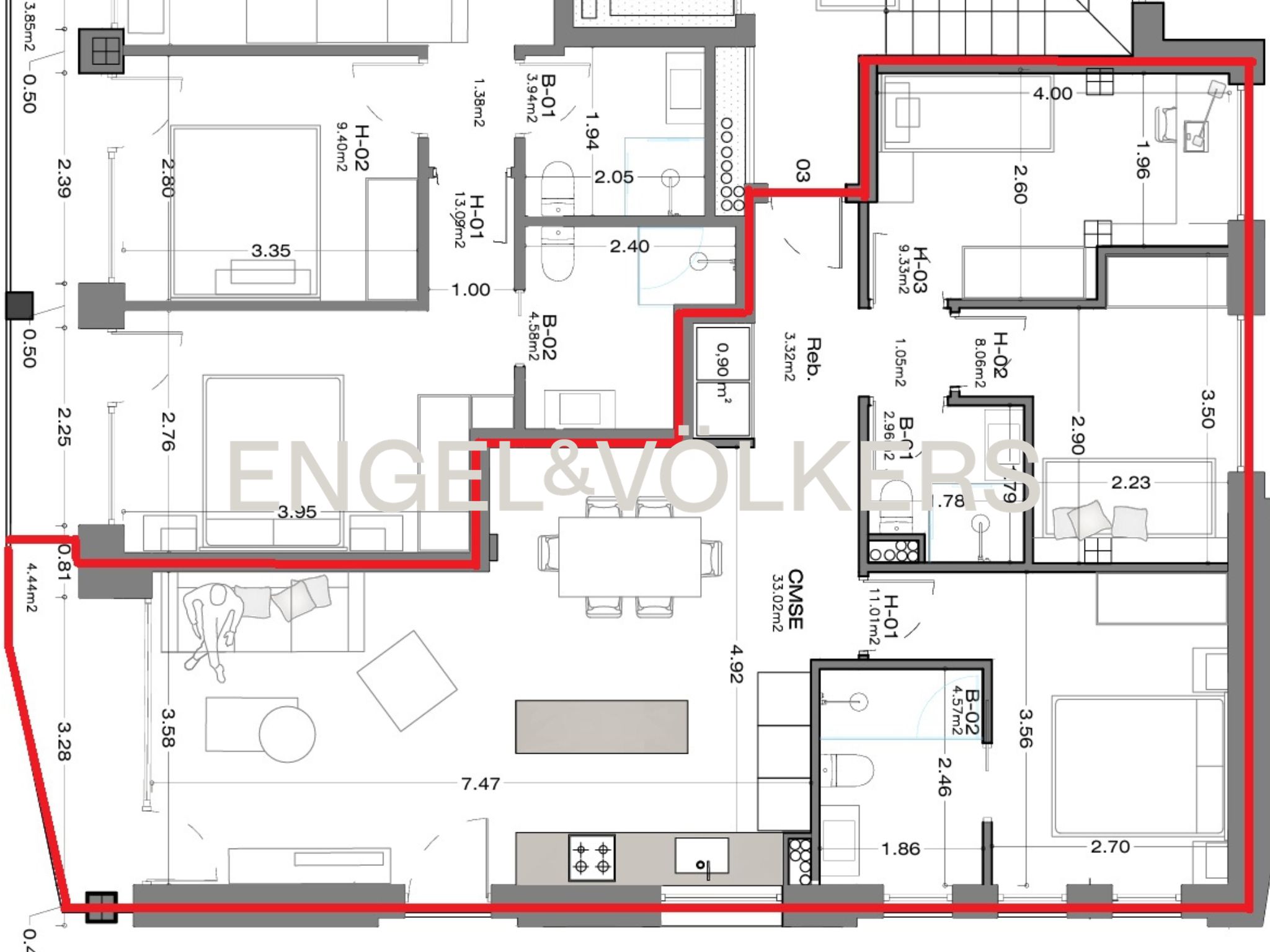 Piso en venta en Escaldes Engordany, 3 habitaciones, 97 metros