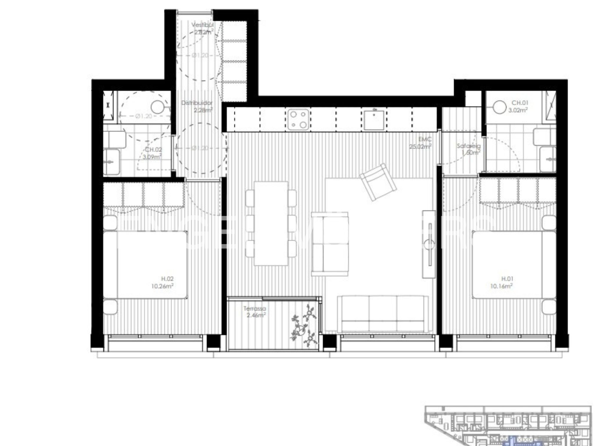 Pis en venda a Encamp, 2 habitacions, 71 metres