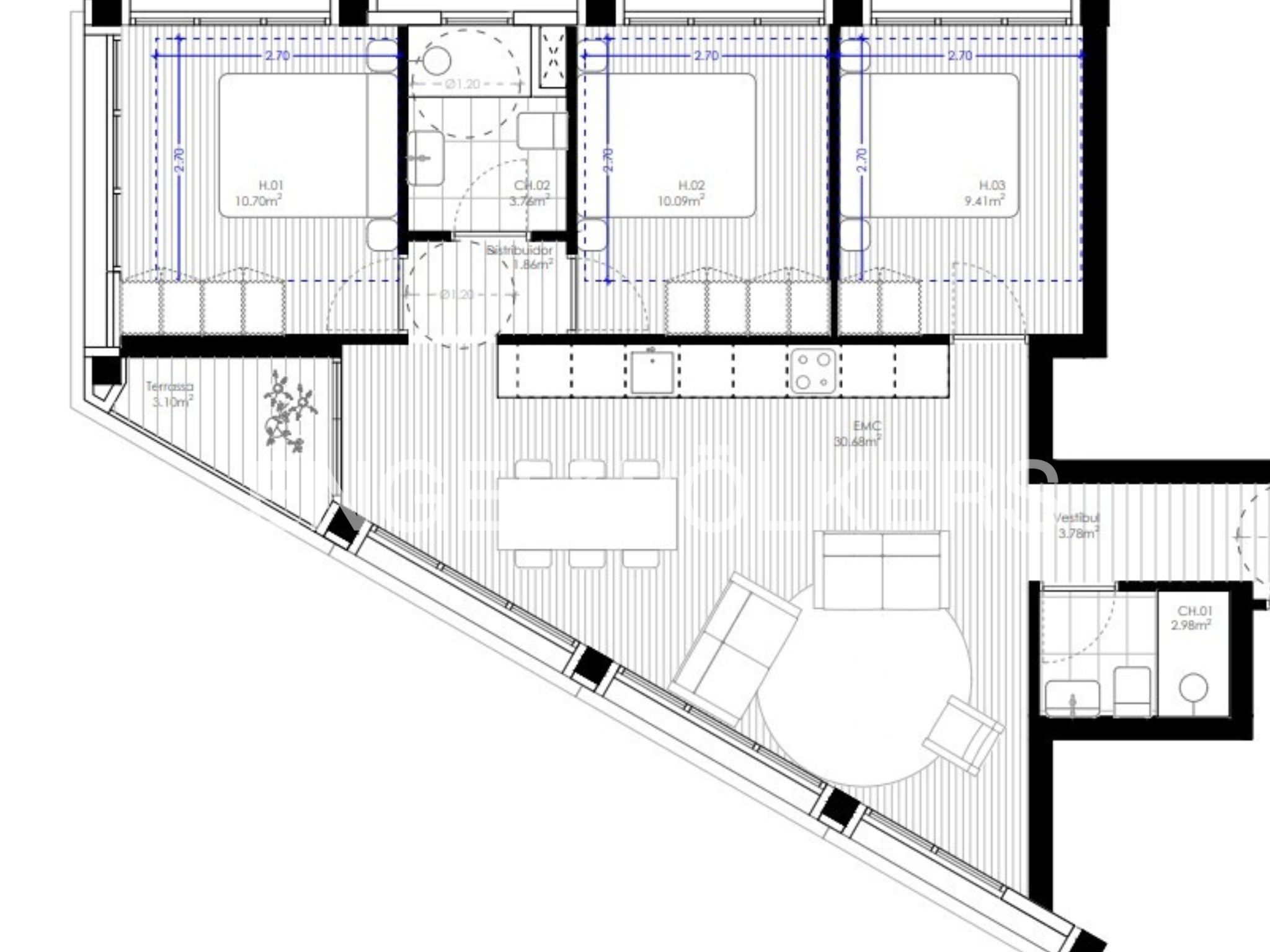 Pis en venda a Encamp, 3 habitacions, 92 metres