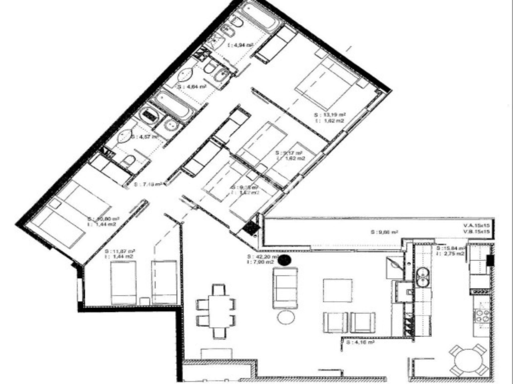 Pis de lloguer a Escaldes Engordany, 5 habitacions, 172 metres