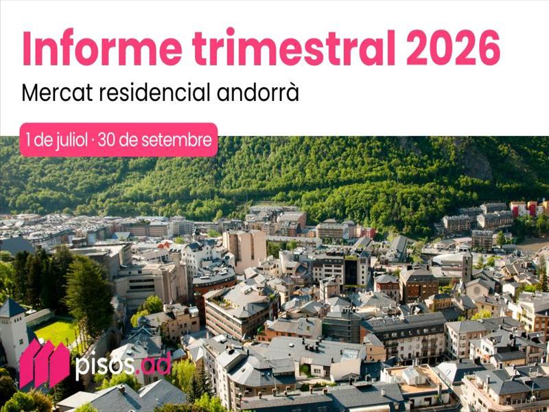 Quant costa de mitjana llogar un pis a Andorra? Dades del tercer trimestre del 2026